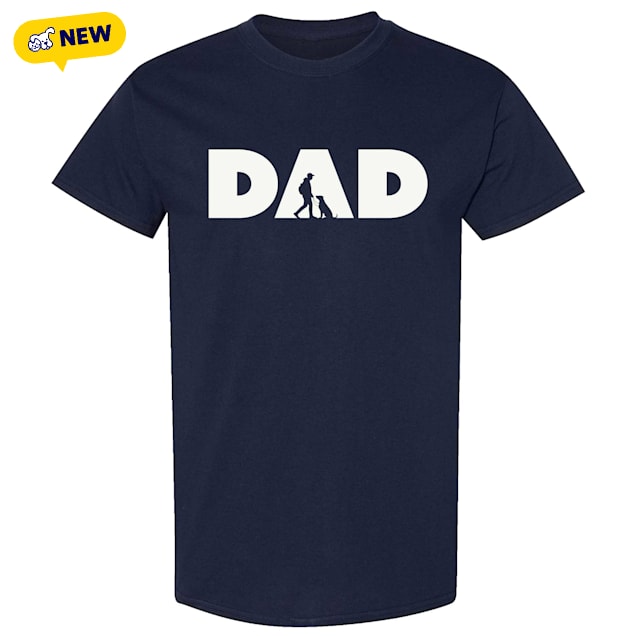 Zanden Dad Silhouette Tee, Blue, Small - Carousel image #1