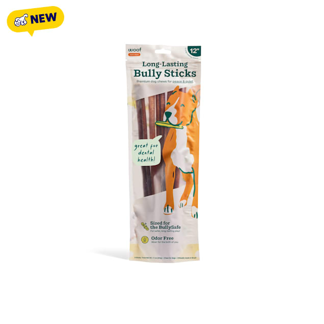 Woof Bully 12" Sticks Dog Treats, 7.5 oz., Count of 5 - Carousel image #1