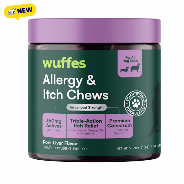 Wuffes Allergy & Itch Support for Dogs, 5.29 oz., Count of 50 - Carousel image #1