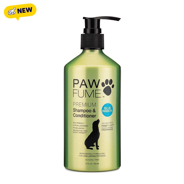 Pawfume Blue Ribbon Dog Shampoo and Conditioner, 12 fl.oz. - Carousel image #1