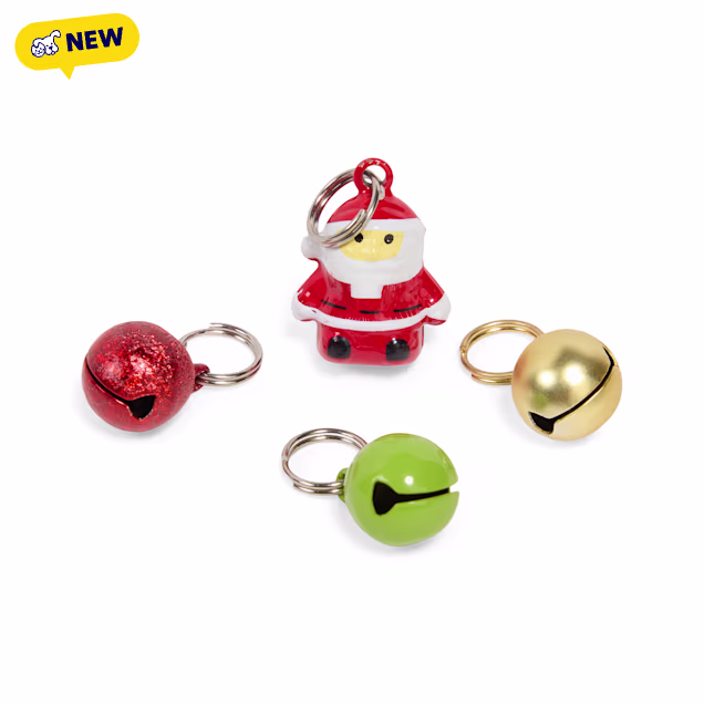 Petco Holiday Cat Collar Charms, X-Small, Set of 4 - Carousel image #1
