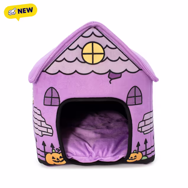 Pusheen Haunted House Cat Bed, 16.5" L X 11" W X 11.5" H, Assorted - Carousel image #1