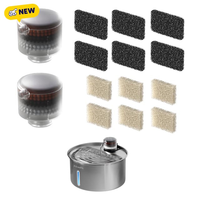 PawsPik Replacement Filters PureFlow MAX Stainless Steel Curve Dog ...