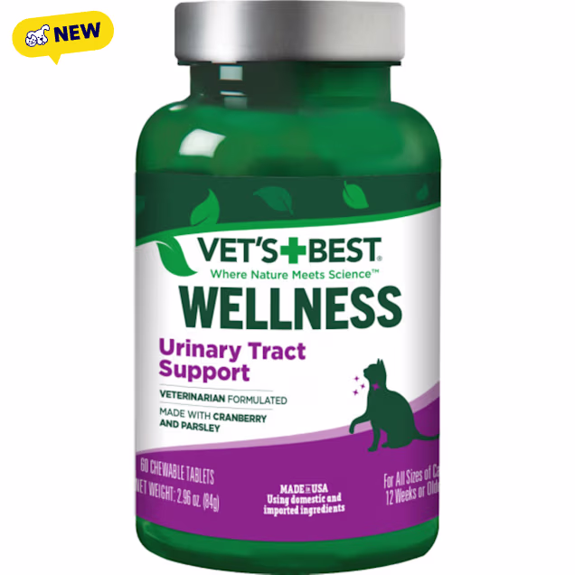 Vet's Best Urinary Tract Support Chewables for Cats, Count of 60 - Carousel image #1