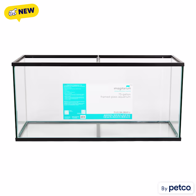 Imagitarium Open-Glass Aquarium Tank, 75 Gallon - Carousel image #1