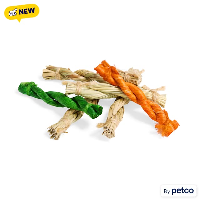 EveryYay Hay Twist Small Animal Chew Toys, Set of 6 - Carousel image #1