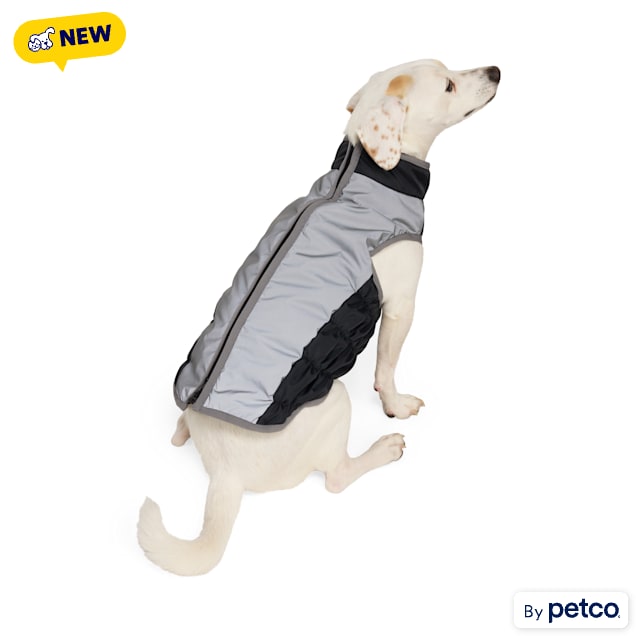 YOULY Reflective Puffer Pet Jacket, XX-Small - Carousel image #1