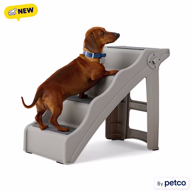 EveryYay Folding Plastic Pet Steps, 19.5" H - Carousel image #1