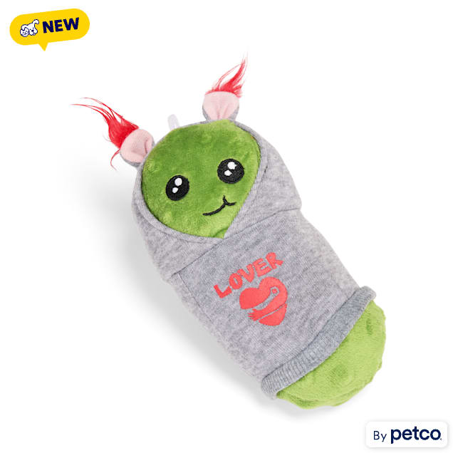 YOULY Valentine's Pickle Plush Dog Toy, Small - Carousel image #1
