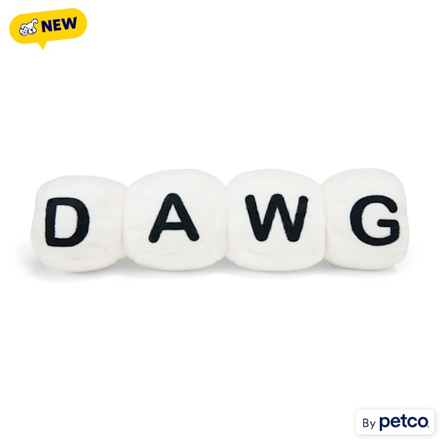 YOULY DAWG Plush Build & Play Slide-On Dog Toy, Medium - Carousel image #1