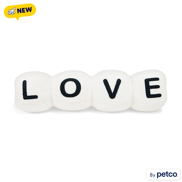 YOULY LOVE Plush Build & Play Slide-On Dog Toy, Medium - Carousel image #1