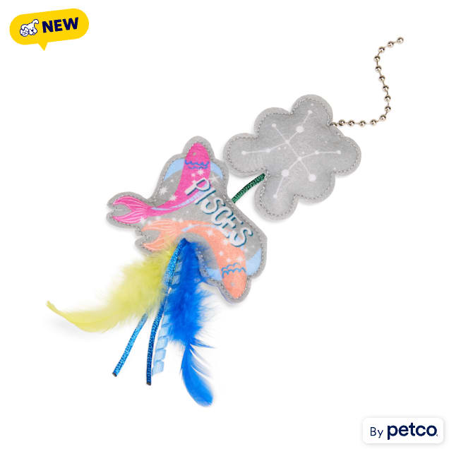 YOULY Pisces Mix & Match Teaser Attachment Cat Toy, Small - Carousel image #1