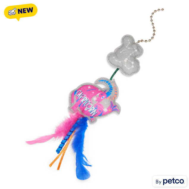 YOULY Capricorn Mix & Match Teaser Attachment Cat Toy, Small - Carousel image #1