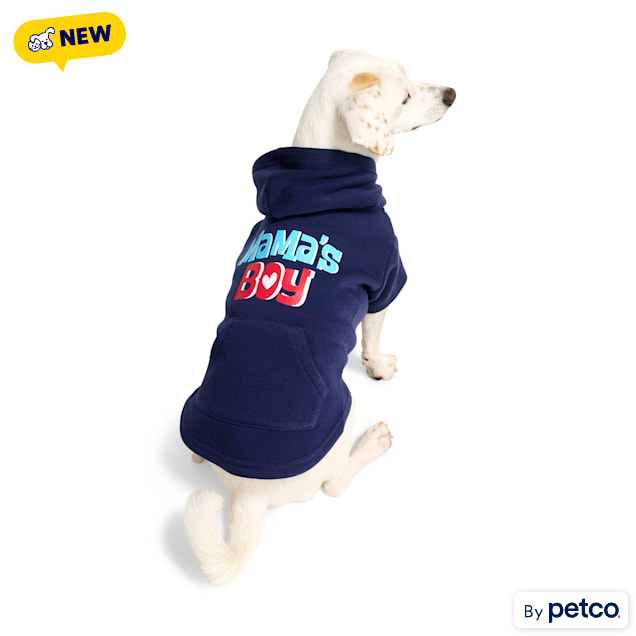 YOULY Mama's Boy Pet Hoodie, X-Small - Carousel image #1