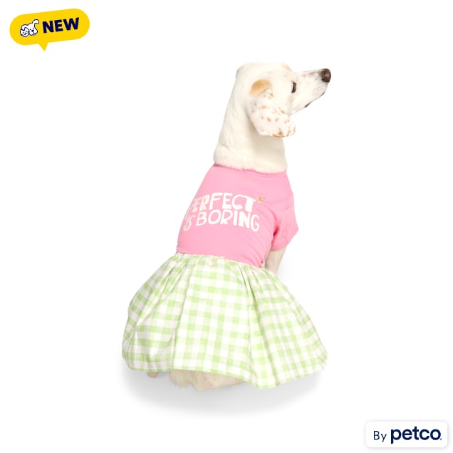YOULY Perfect Is Boring Pet Dress, XX-Small - Carousel image #1
