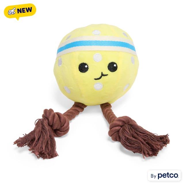 YOULY Pickleball Plush Rope Dog Toy, Medium - Carousel image #1