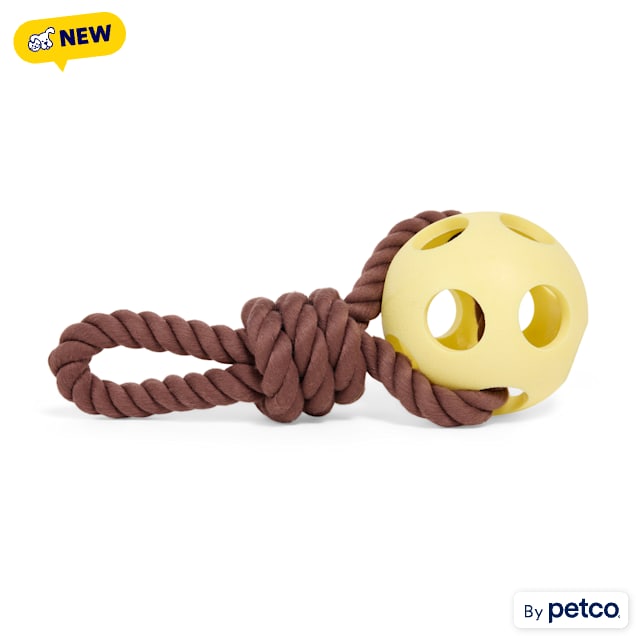 YOULY Pickleball Rubber Ball Rope Dog Toy, Medium - Carousel image #1