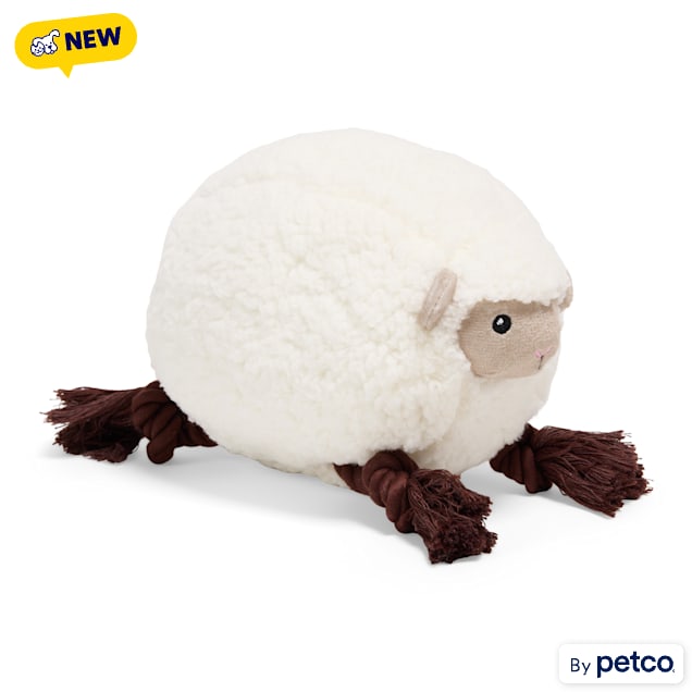YOULY Easter Sheep Plush Rope Dog Toy, Small - Carousel image #1