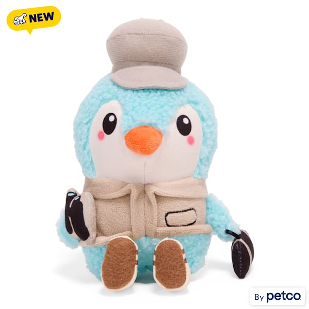 YOULY Travel Penguin Plush Dog Toy Charm, Small - Carousel image #1