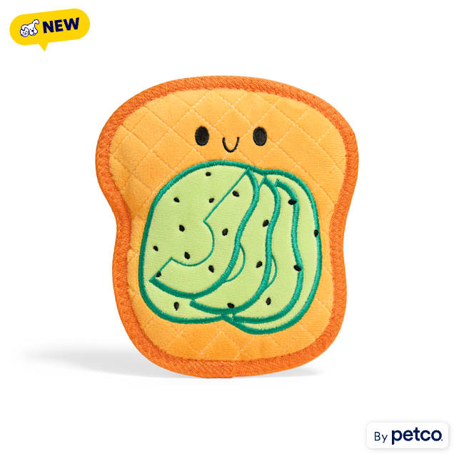 Leaps & Bounds Avocado Tough Plush Dog Toy, Medium - Carousel image #1