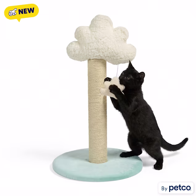 EveryYay Cloud Cat Scratch Post, 21.7" H - Carousel image #1