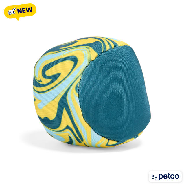 Leaps & Bounds Navy Floating Skip Ball Dog Toy, Small - Carousel image #1