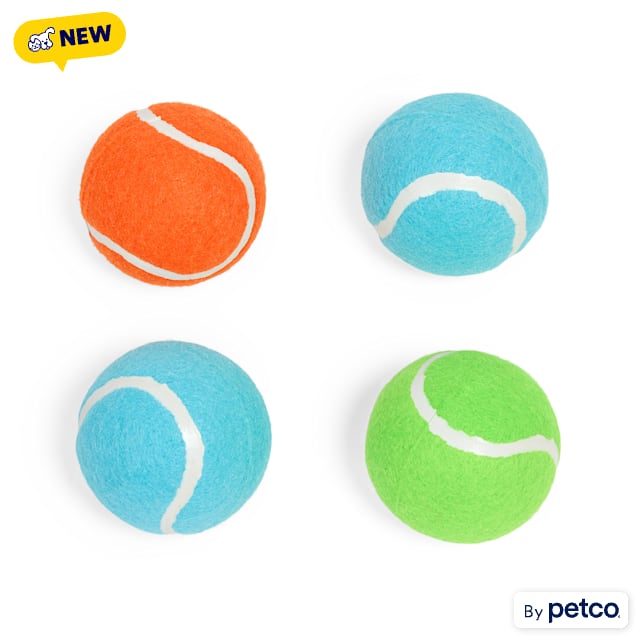 Leaps & Bounds Tennis Ball Blaster Tennis Ball Refills for Dogs, Small, Pack of 4 - Carousel image #1