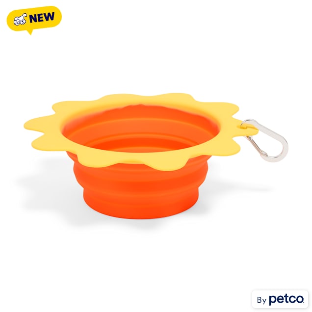 EveryYay Sun Collapsible Travel Pet Bowl, 3 Cups - Carousel image #1