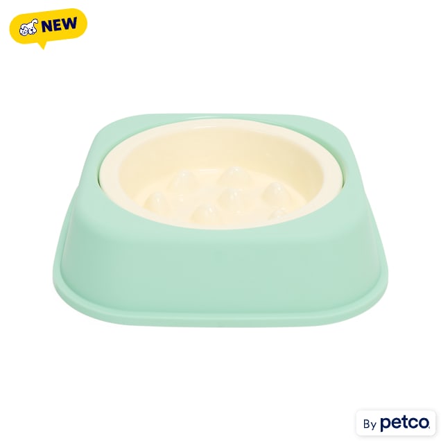 EveryYay 2-in-1 Nesting Bowl and Slow Feeder Dog Bowl Set, 1.6 Cups - Carousel image #1