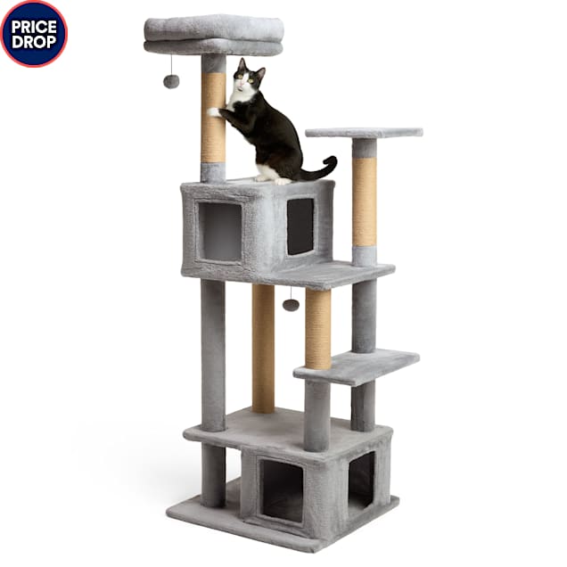 EveryYay Cozy Condo 6-Level Cat Tree for Large Cats, 66.1" H - Carousel image #1