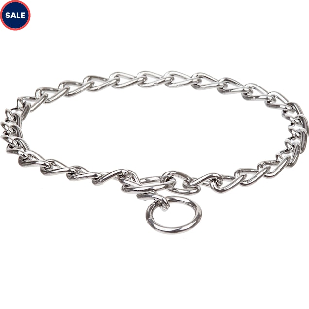 Chain link collar for dogs Clearance