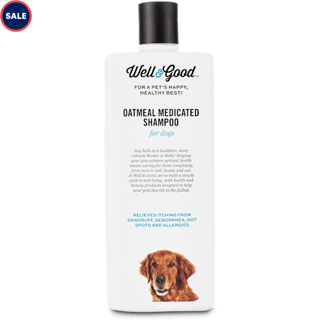 Well & Good Oatmeal Medicated Dog Shampoo, 16 fl. Oz. Petco