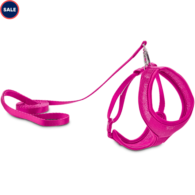 Pink kitten harness