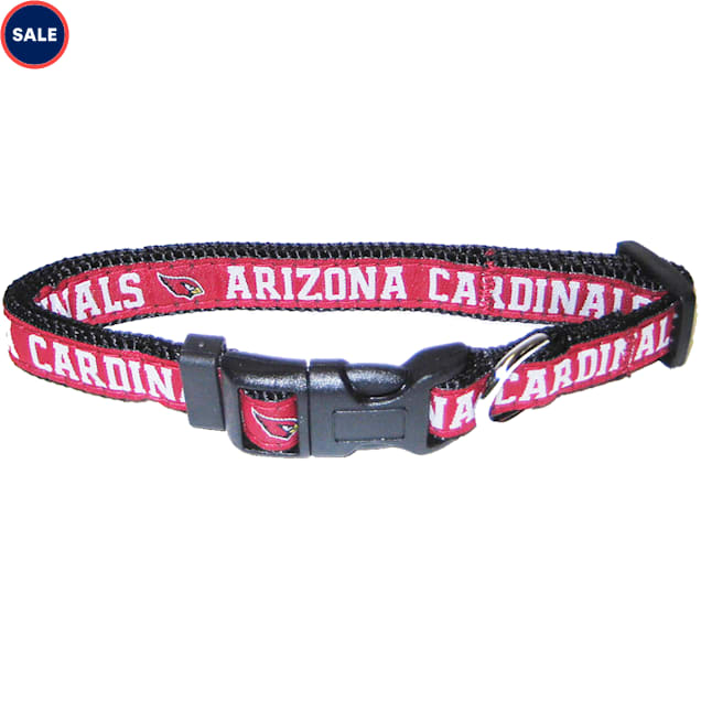 Arizona cardinals dog collar
