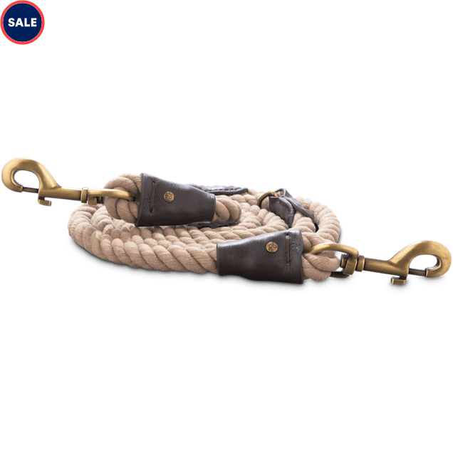 Bond \u0026 Co. Natural Rope Dog Leash, 6 ft