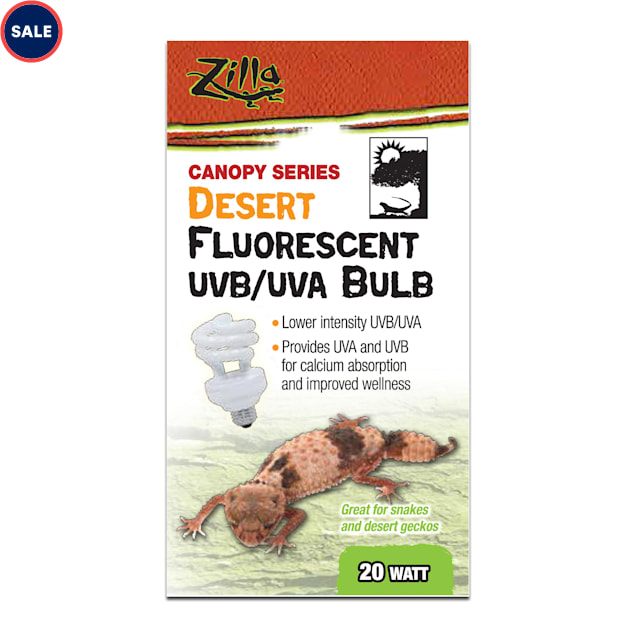 Zilla Desert Fluorescent UVB/UVA Bulb, 20 Watt - Carousel image #1