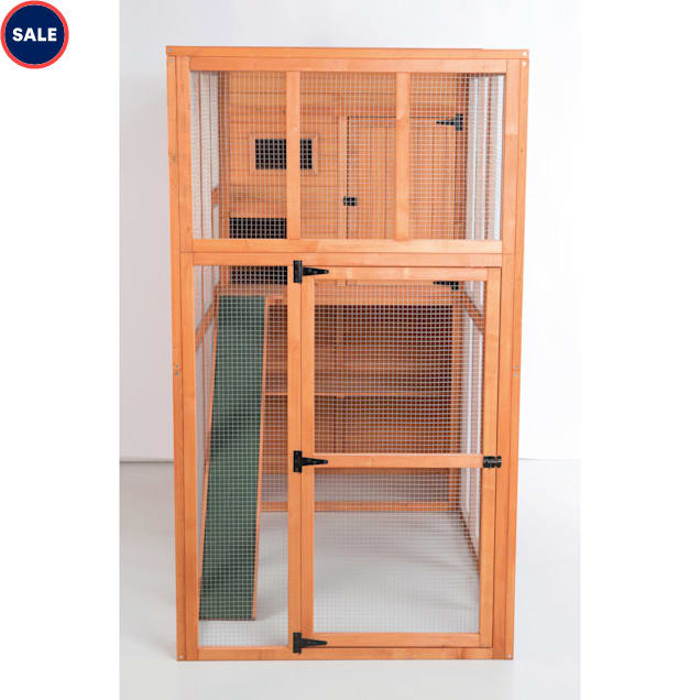 Trixie Wooden Outdoor Cat Run, 68.75"H Petco