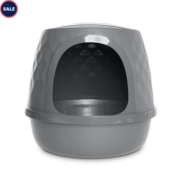 So Phresh Geometric Covered Cat Litter Box Petco