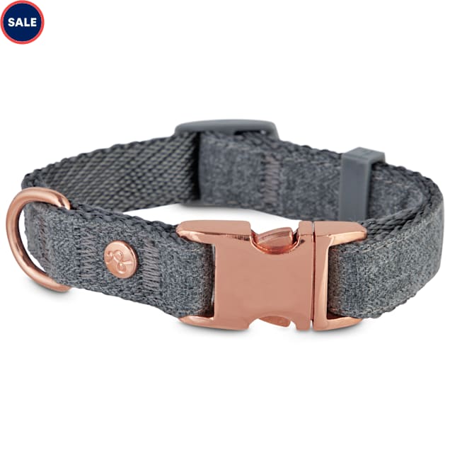 Grey and rose gold dog harness clearance