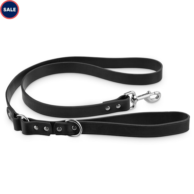 Leather dog leads for sale Clearance