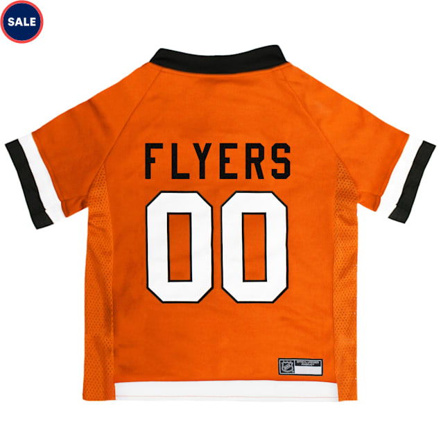 Pets First Philadelphia Flyers Dog Jersey, X-Small Pets First Philadelphia Flyers Dog Jersey, X-Small