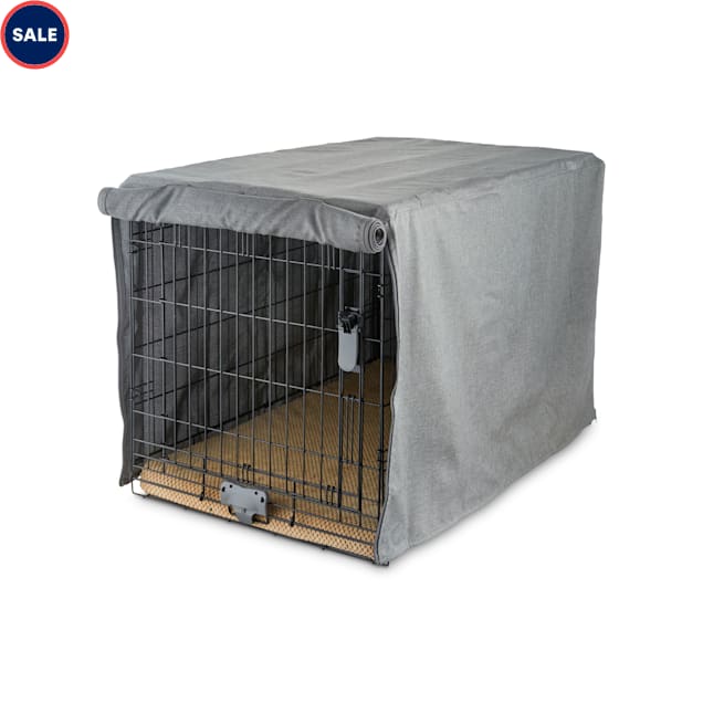 You \u0026 Me Grey Dog Crate Cover, 19\