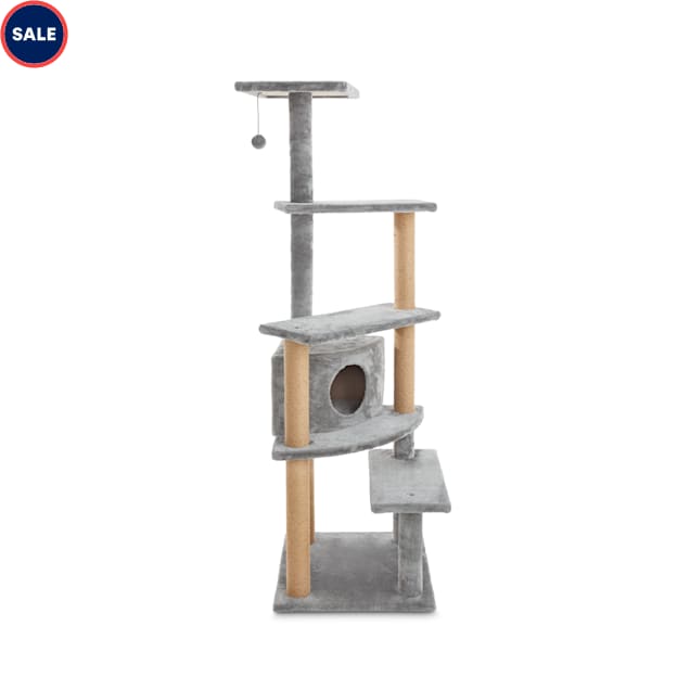 Animaze 5 Level Grey Cat Tree With Condo 63 H Petco