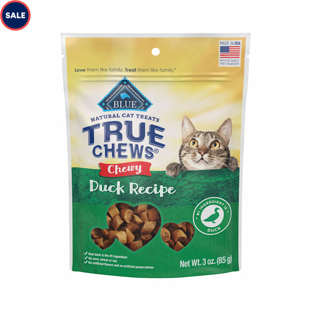 True Chews Chewy Duck Recipe Cat Treat, 3 oz. Petco