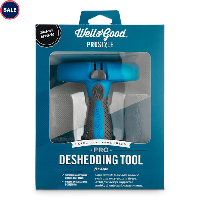Well & Good ProStyle Dog Deshedding Tool for Large to XLarge Breeds