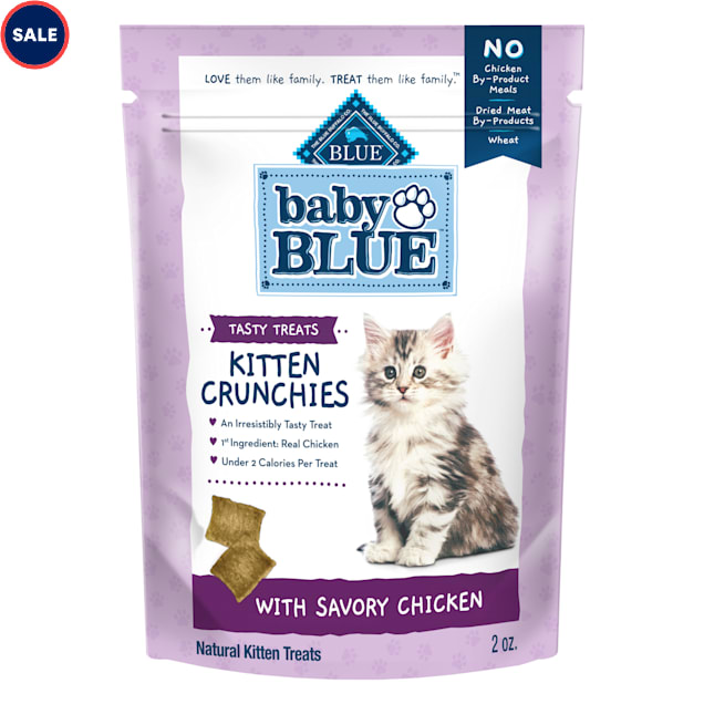 Blue Buffalo Baby Blue Crunchies Natural Savory Chicken Kitten Treats 2 Oz Petco