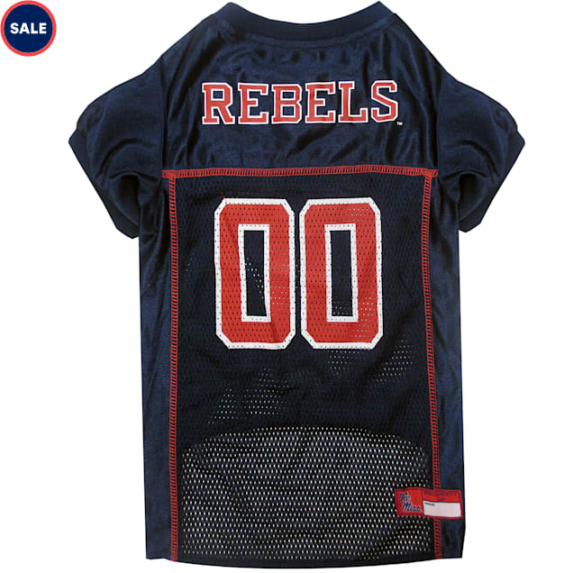 Pets First Ole Miss Jersey for Dogs, XX
