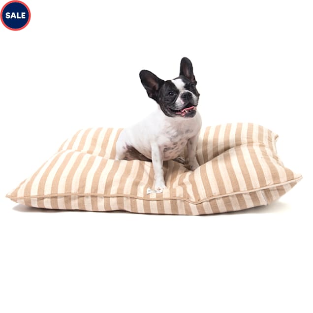Harry Barker Tan Vintage Stripe Envelope Dog Bed Cover, 44" L X 36" W