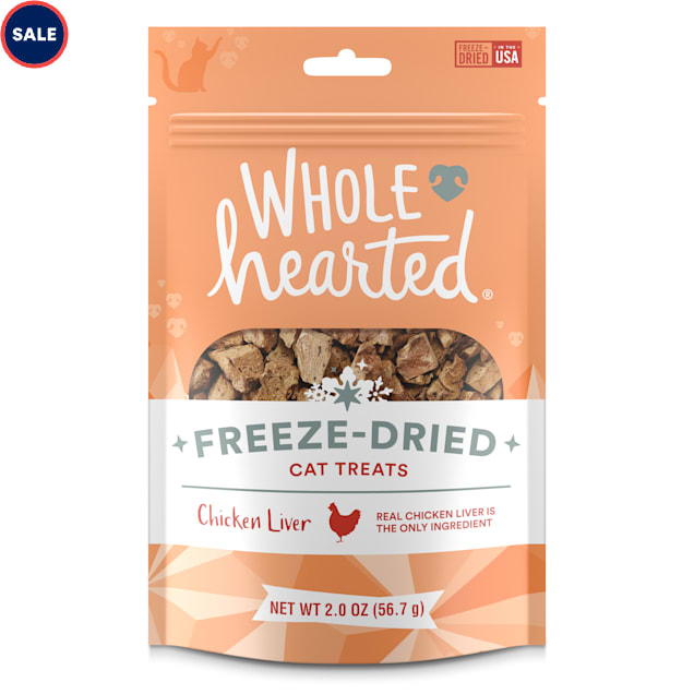 WholeHearted Chicken Liver FreezeDried Cat Treats, 2 oz. Petco