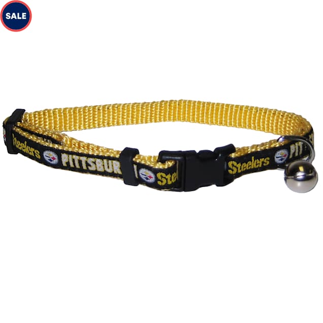 Steelers cat collar Outlet